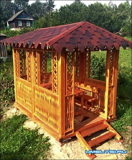 Беседка для дачи своими руками Беседка для дачи своими руками