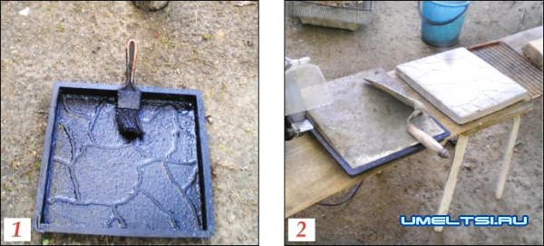 тротуарной плитки в домашних условиях