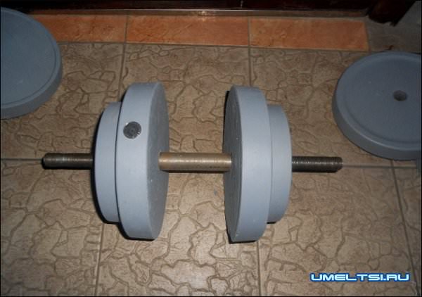 готовые гантели