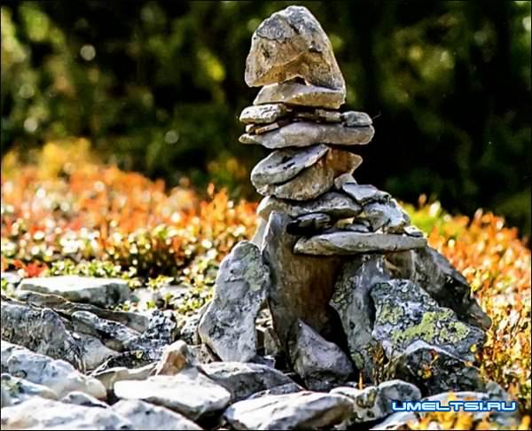 украсить сад камнями украсить сад камнями