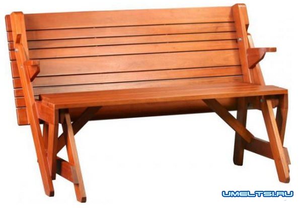 Фото скамейки-трансформера Фото скамейки-трансформера