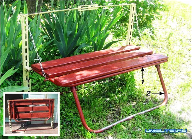 Раскладной шезлонг Раскладной шезлонг