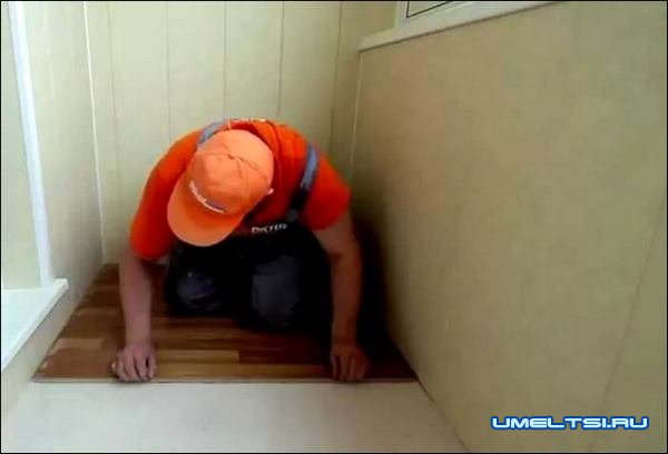 Утепление пола на лоджии Утепление пола на лоджии