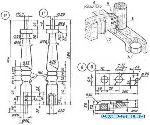 Самодельная подставка для цветов Самодельная подставка для цветов