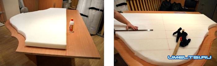 Кровать с мягким изголовьем: фото