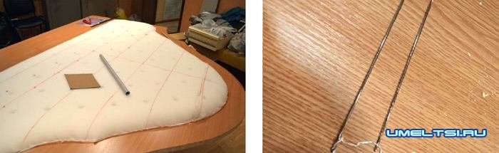 Кровать с мягким изголовьем: фото