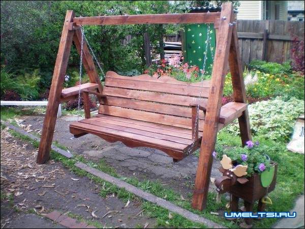 Фото садовых качелей Фото садовых качелей