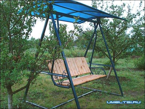 Фото садовых качелей Фото садовых качелей