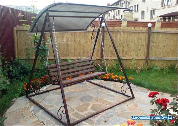 Фото садовых качелей Фото садовых качелей