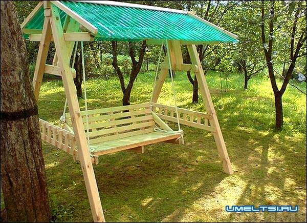 Фото садовых качелей Фото садовых качелей