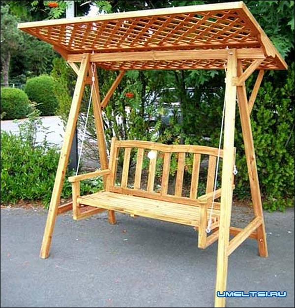 Фото садовых качелей Фото садовых качелей