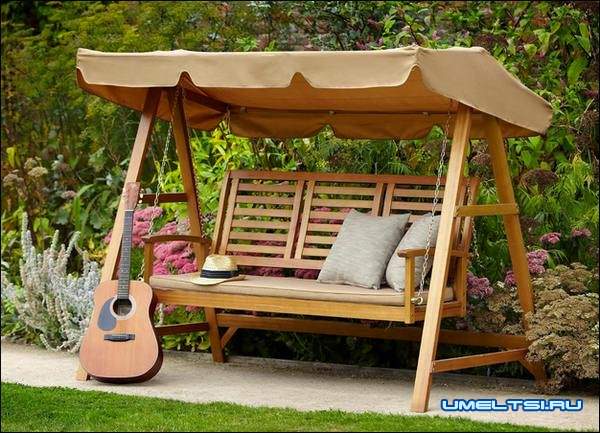 Фото садовых качелей Фото садовых качелей