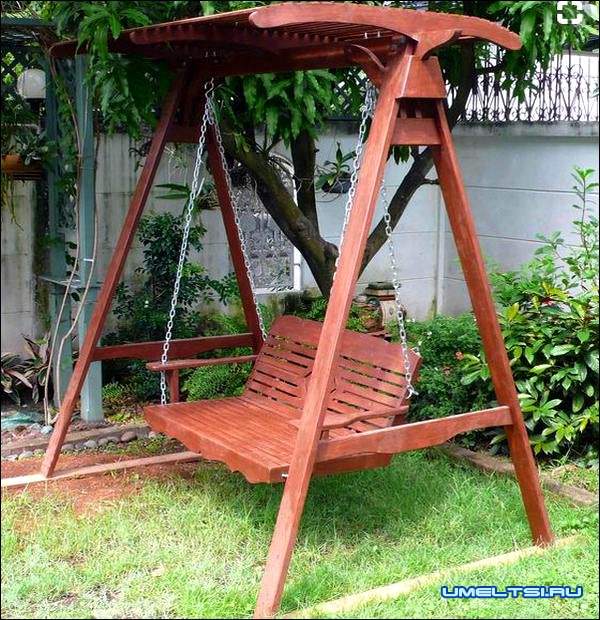 Фото садовых качелей Фото садовых качелей