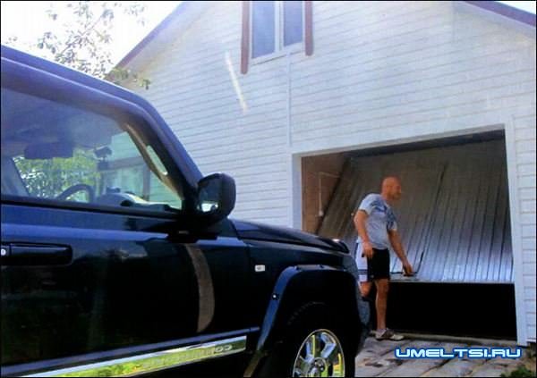 Подъемные ворота для гаража своими руками