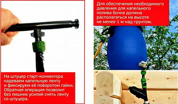 система полива на садовом участке система полива на садовом участке