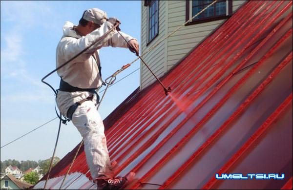 Как покрасить крышу дома Как покрасить крышу дома