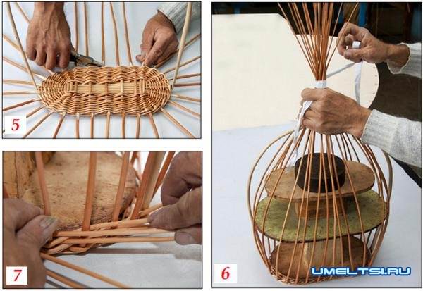 Плетение корзин из лозы Плетение корзин из лозы