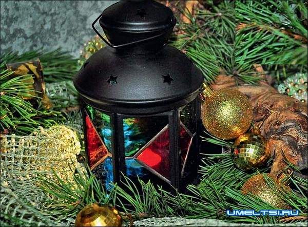 Новогодний фонарик своими руками Новогодний фонарик своими руками
