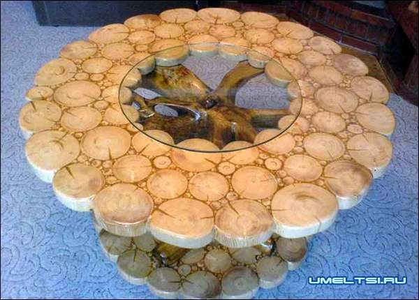 Стол из спилов фото 5 Стол из спилов фото 5