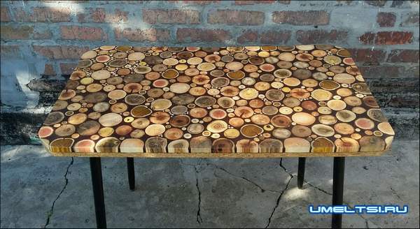 Стол из спилов фото 3 Стол из спилов фото 3