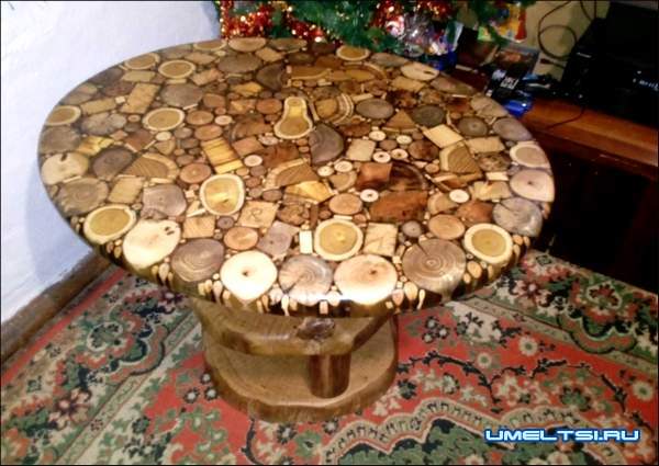 Стол из спилов фото 6 Стол из спилов фото 6