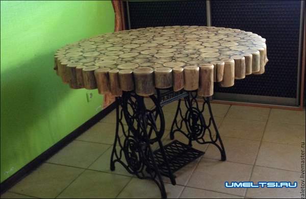 Стол из спилов фото 7 Стол из спилов фото 7