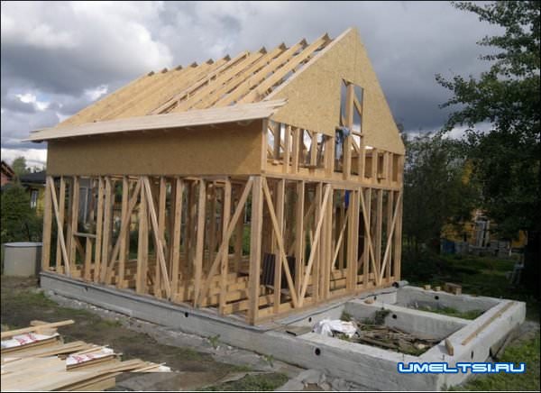 Быстрое строительство - строим каркасный дом Быстрое строительство - строим каркасный дом