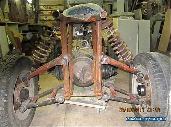 Квадроцикл своими руками 4х4 сборка фото 4