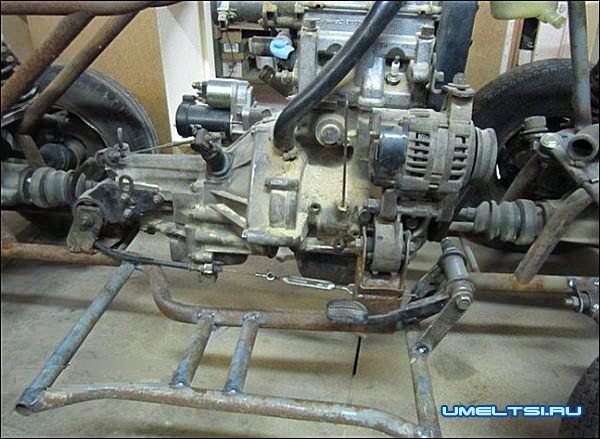 Квадроцикл своими руками 4х4 сборка фото 2