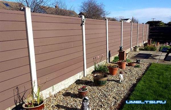 Забор из пластика Забор из пластика
