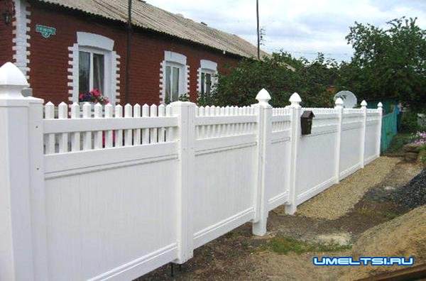 Забор из пластика Забор из пластика