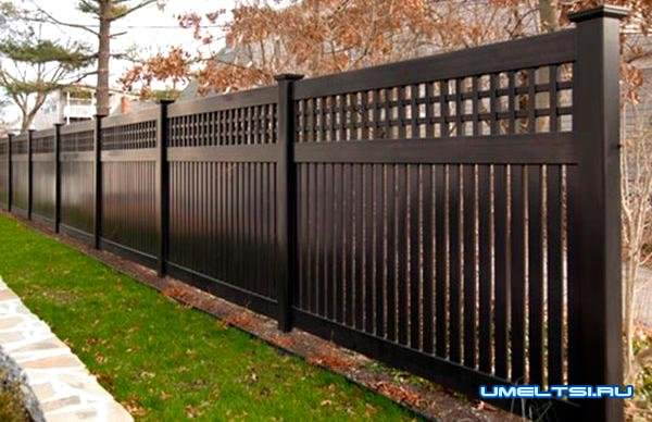 Забор из пластика Забор из пластика
