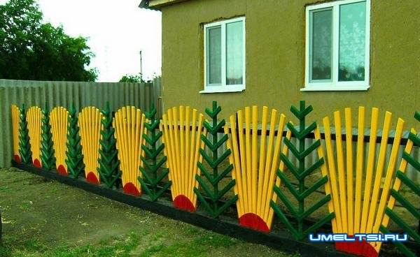 Оригинальный забор: фото 1 Оригинальный забор: фото 1