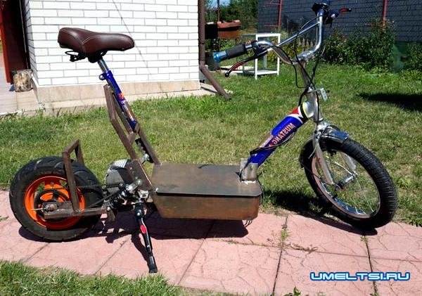 Электроскутер своими руками Электроскутер своими руками