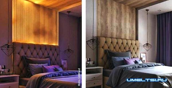 Паркетная доска в отделке стен