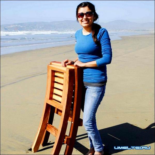 Деревянное раскладное кресло Деревянное раскладное кресло