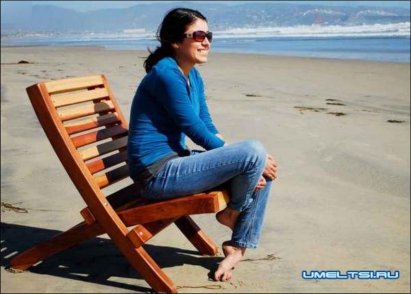 Деревянное раскладное кресло Деревянное раскладное кресло