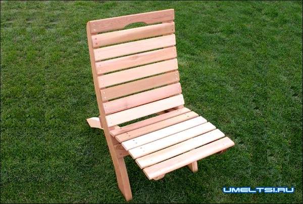 Деревянное раскладное кресло Деревянное раскладное кресло