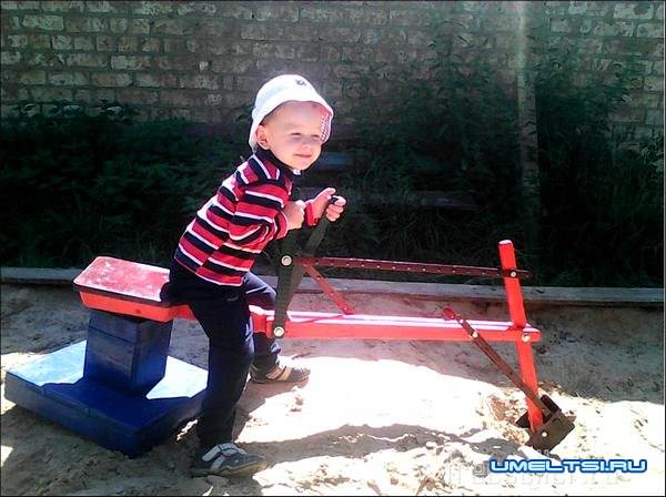 экскаватор для детей своими руками-ход работ экскаватор для детей своими руками-ход работ