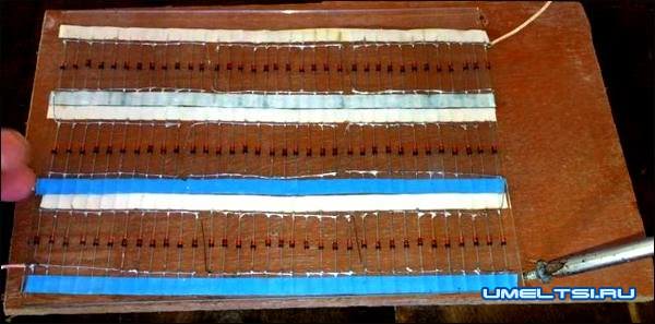 Солнечная батарея из диодов Солнечная батарея из диодов