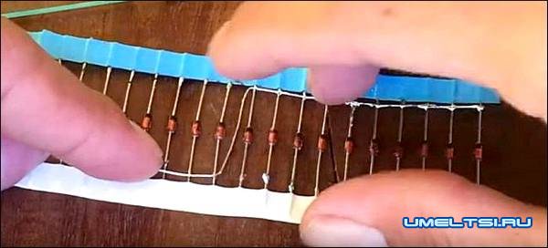 Солнечная батарея из диодов Солнечная батарея из диодов