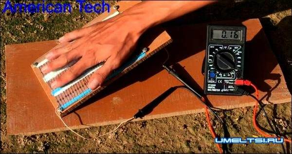 Солнечная батарея из диодов Солнечная батарея из диодов