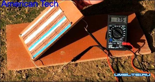 Солнечная батарея из диодов Солнечная батарея из диодов