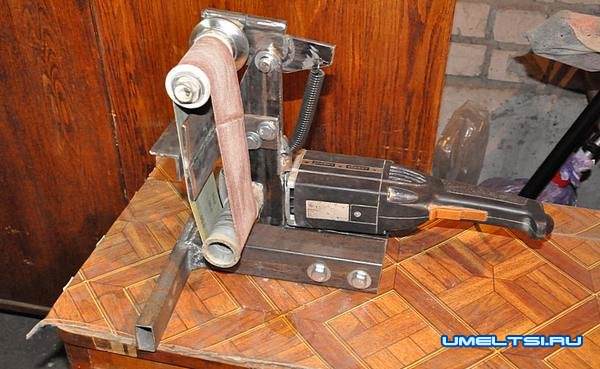 Шлифовальный станок из болгарки Шлифовальный станок из болгарки