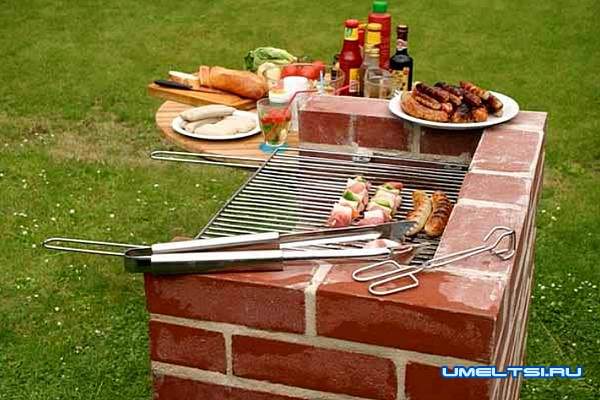 Мангал из кирпича - пошаговая инструкция