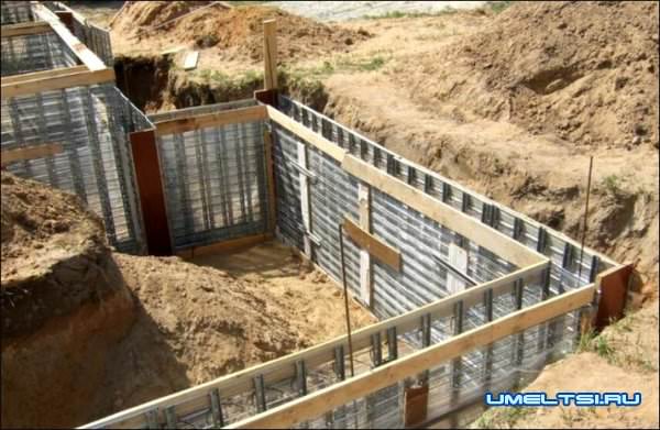 Ленточный фундамент своими руками