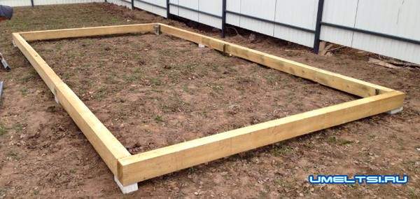фундамент на брус