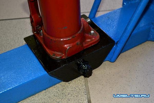 Подкатный домкрат своими руками