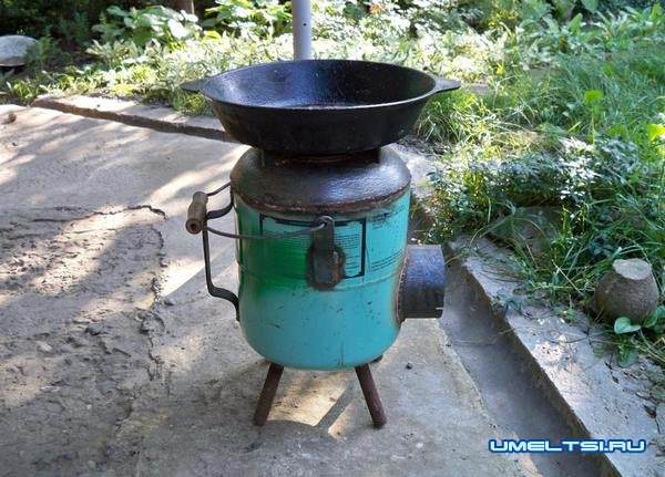 Печь-ракета из газового баллона своими руками Печь-ракета из газового баллона своими руками