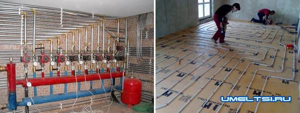 Отопление частного дома своими руками-из чего состоит